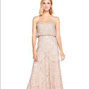 Gorgeous Adrianna Papell beaded long gown